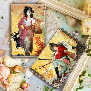 卡通1999鹭鸶剪古风亚克力流沙麻将周边二次元桌面装饰立牌摆件谷