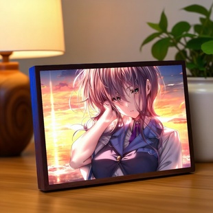 甜蜜女友柳木诗梦叶梦蕾蒂咲来周边灯光画小夜灯摆件立牌送礼物