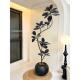 黑金刚彷真绿植高端轻奢植物装 饰室内客厅落地摆件假花彷真花摆设