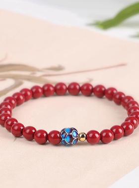 朱砂手串2025新款本命年莲花手链