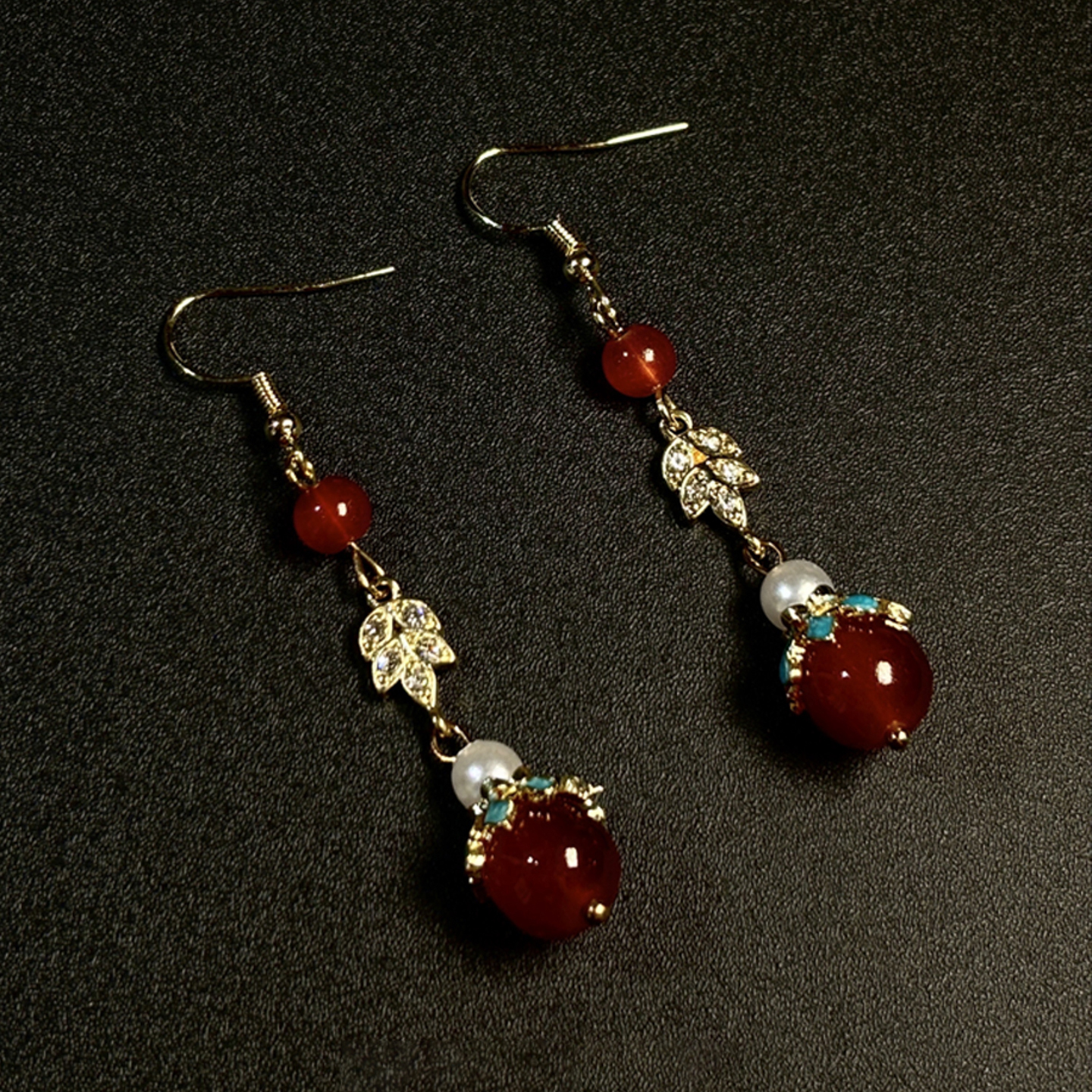 新中式国风长款流苏耳钩女2025