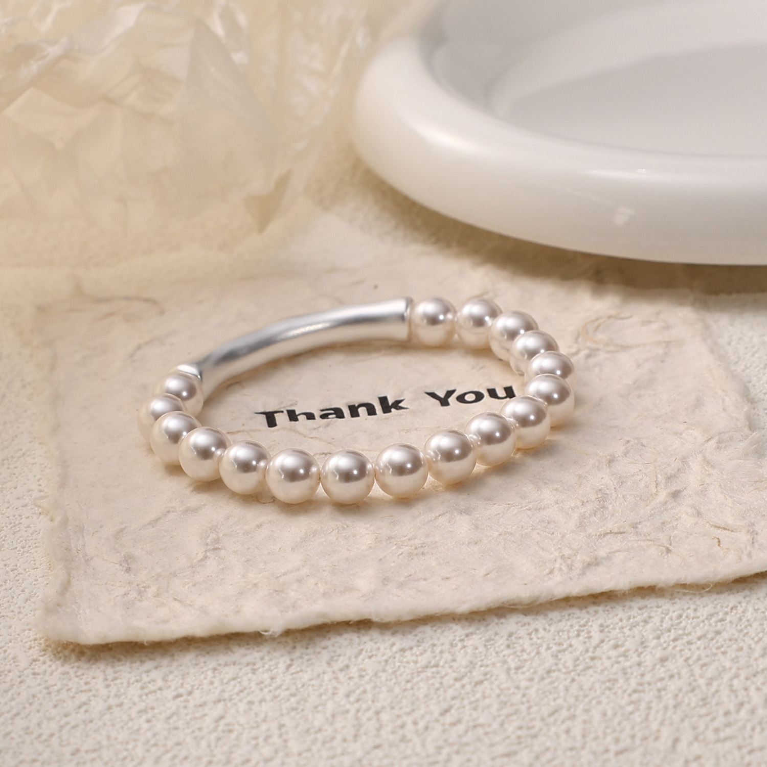 竹节珍珠手链轻奢小众精致高级感