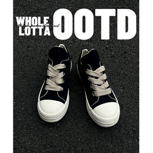 美式鞋子Cleanfit ro小众胖丁vibe透气板鞋男士厚底增高德训鞋子