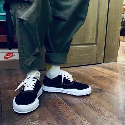 2024新爆款三原康裕溶解鞋陈冠希同款休闲帆布鞋男滑板鞋男ins潮