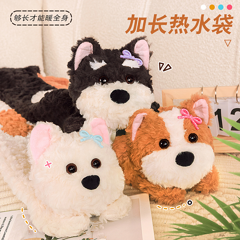 大号注水式热水袋被窝专用加长条款暖水袋灌水睡觉暖脚神器水捂子