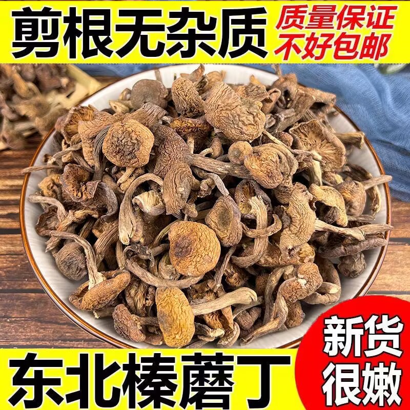 现货东北榛蘑丁新货野生蘑菇新货榛蘑小鸡炖蘑菇香菇干货净重发货