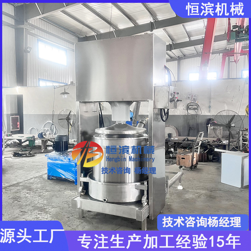 PLC全自动网红冷萃干噎酸奶液压压榨机茅屋奶酪快速脱水机