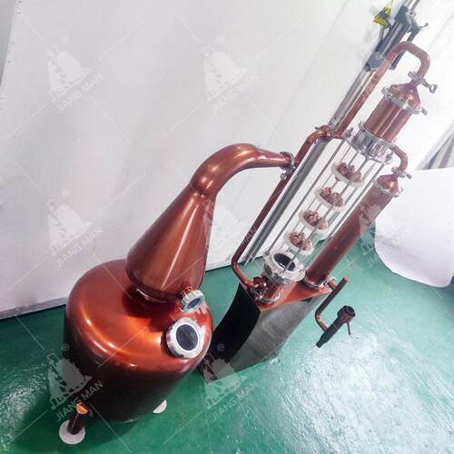 可定制50升全紫铜蒸馏设备威白兰地蒸备馏设JM-CS-00士精油纯忌露