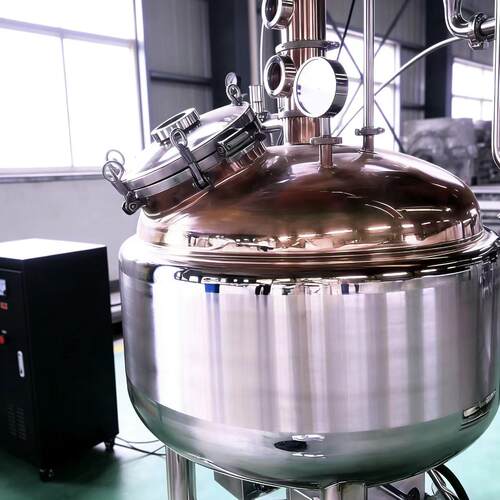JM-CS-0020升塔蒸馏设备式紫铜蒸馏器0威士忌铜白兰地酿酒设备厂