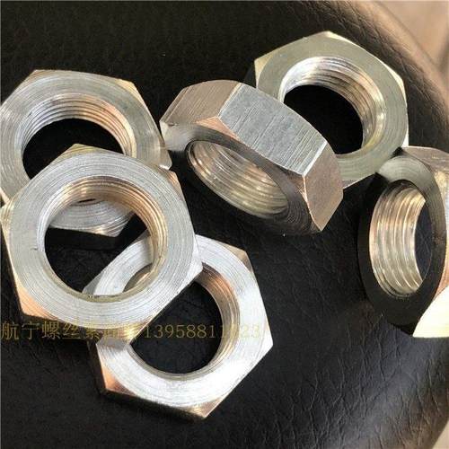 六角薄螺母气缸螺帽M12M14M16M18M20X1M22M24M26x1.5M27M28M30*。