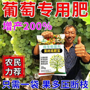葡萄树专用肥料天然有机肥料底肥葡萄苗复合化肥氮磷钾颗粒缓释肥