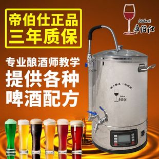 帝伯仕自动精酿啤酒机家用酿酒设备一体机小型糖化发酵桶罐商厂家