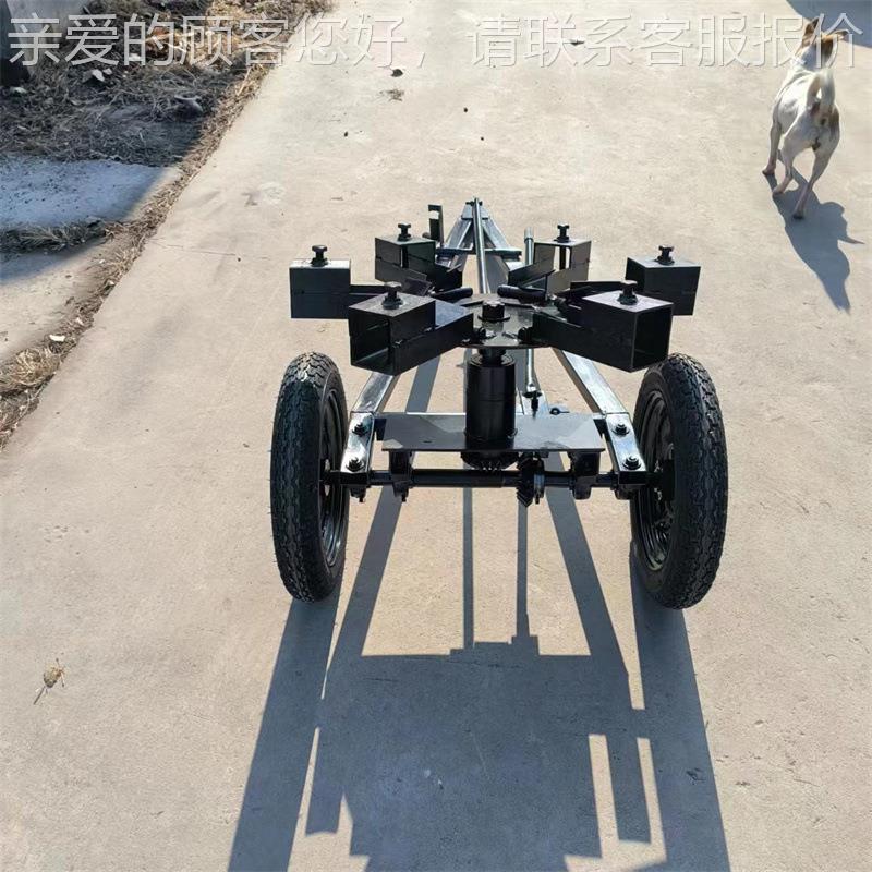 郊公路式旋148转式清扫车厂区引街道绑扫把扫路机牵式风火轮扫地