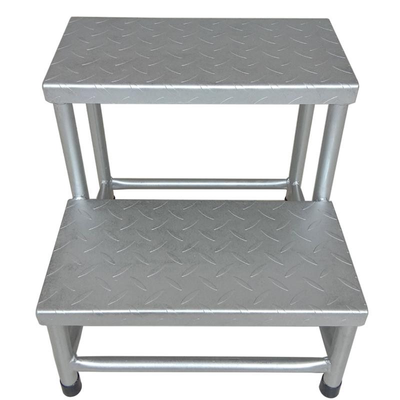 铁梯凳子台阶登高工业家用铁楼梯凳踏步梯过墙塌台加厚梯两步