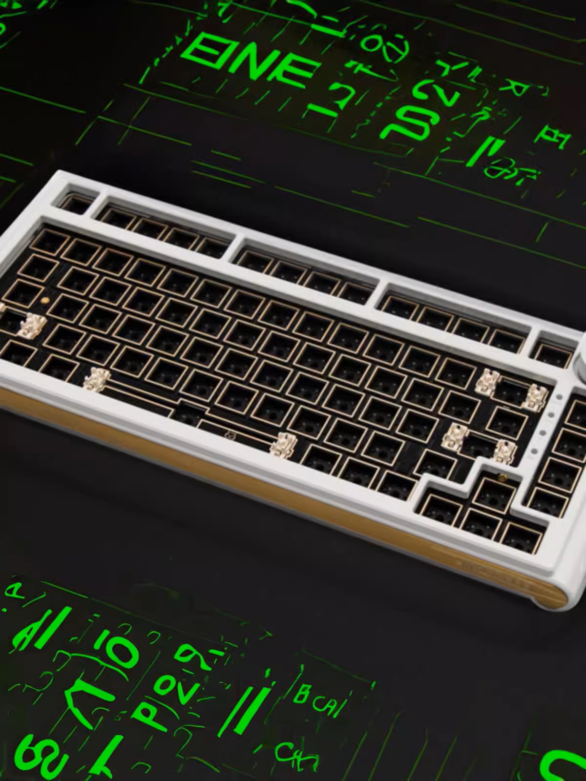 MXRSKEY火星之钥CK820PRO千山机械键盘客制化套件铝坨坨RGB三模