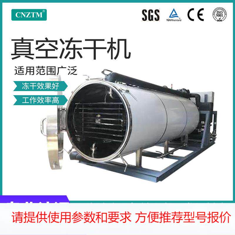 海鲜低温冷冻冻干设备全自动水果蔬菜冷冻真空干燥机蘑菇冻干机器