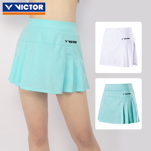 正品VICTOR胜利威克多女款羽毛球短裙针织运动短裤防走光K-31302