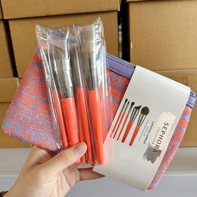 绝版！Sephora丝芙兰5支刷套刷散粉刷鼻影刷遮瑕刷晕染刷修容