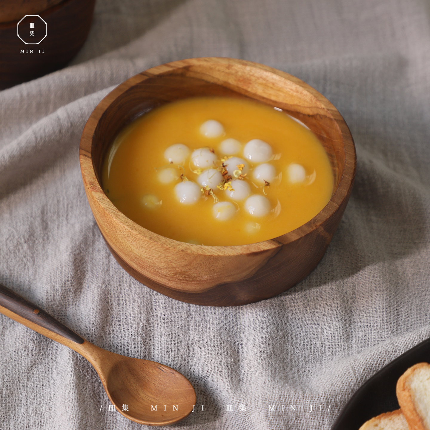 叕木皿集|直边碗\柚木家用米饭碗汤碗日式碗早餐水果燕麦片甜品碗