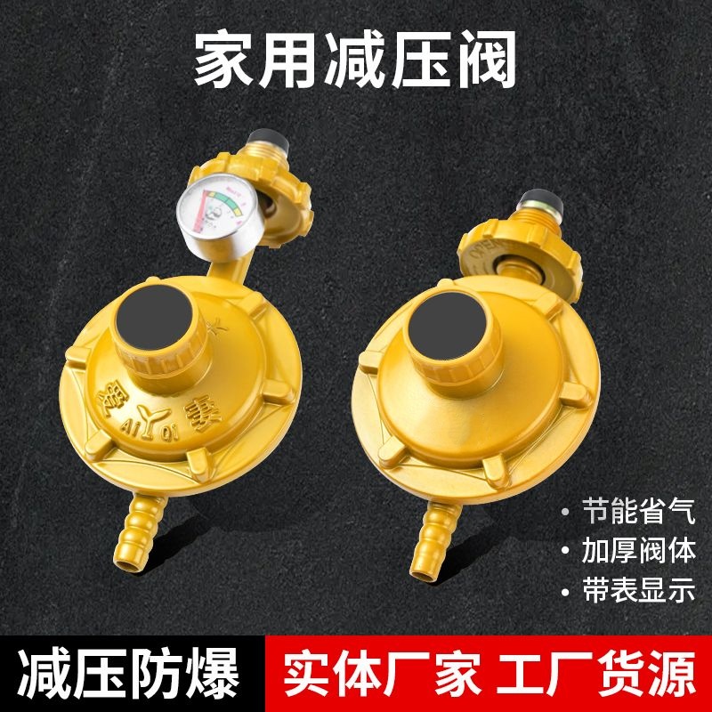 通用家用液化气减压阀热水器煤气阀门带表煤气灶低压阀煤气减压阀