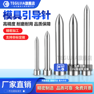 TEGUJIA模具引导针导正销冲头导正销尖头冲非标定做 杆径1.5/2/4
