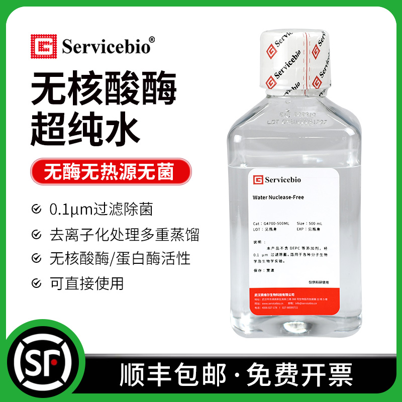 无核酸酶蛋白酶超纯水 无酶水 PCR水 Water Nuclease-Free G4700