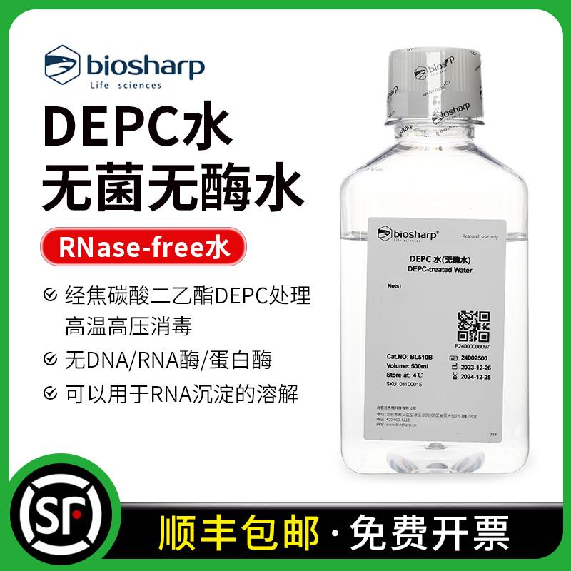 DEPC水 无酶水 RNase-free水 无DNARNA酶高温高压消毒BL510A