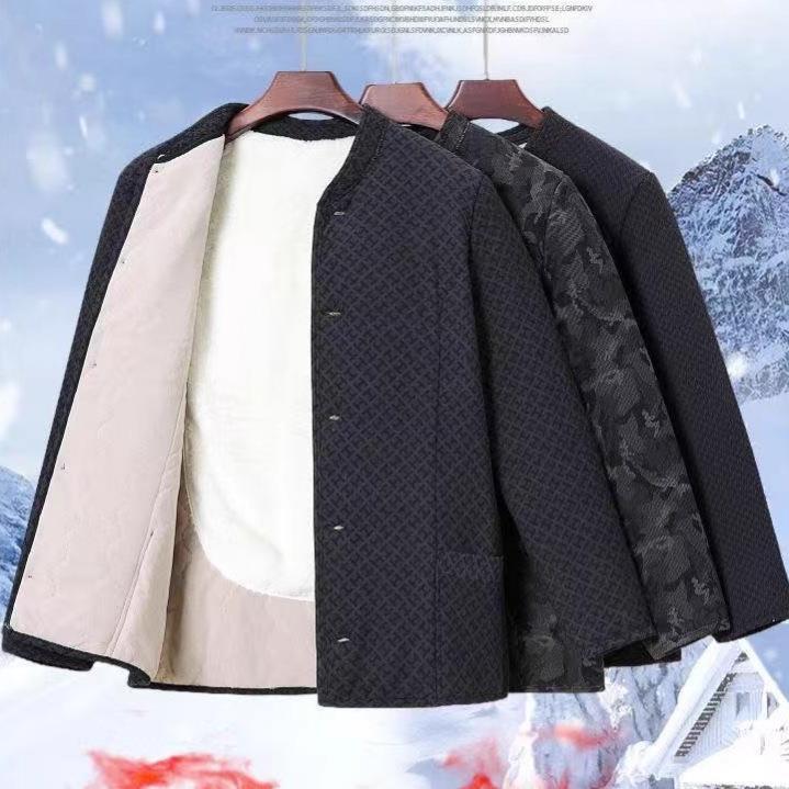中老年人加绒加厚保暖棉衣