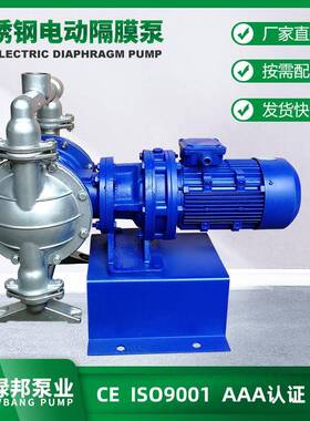 304不锈钢耐腐蚀DBY-50电动隔膜泵酸碱药齐溶剂隔膜化工泵