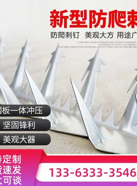 墙头新款防爬刺钉围墙护栏