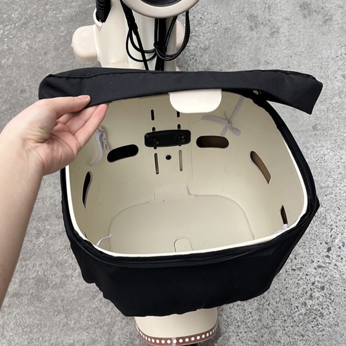 电动车车筐防雨罩通用电瓶车前车篮罩车篓防尘防晒罩后备箱防水罩