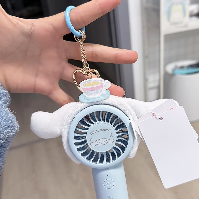 玉桂狗迷你发箍挂件风扇装饰品配件卡通可爱毛绒大耳库洛米美乐蒂