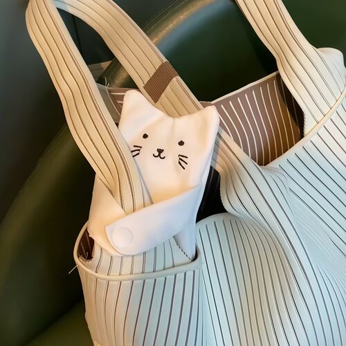 眼镜盒防压眼镜包钥匙扣背包书包挂饰小玩偶猫咪挂件带拉链眼镜盒