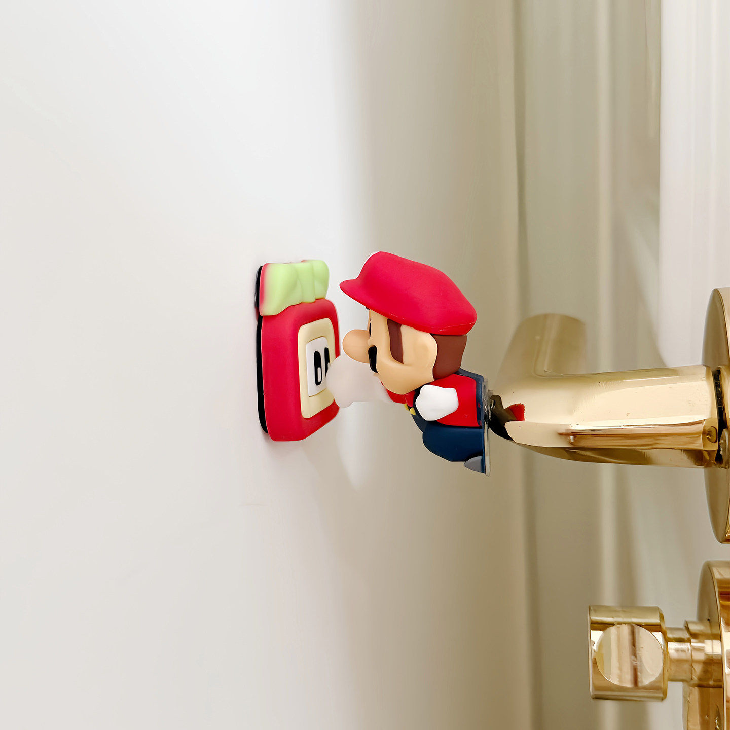 多功能防撞门挡阻门器牙刷架免打孔新款可爱茄子门挡防碰撞创意