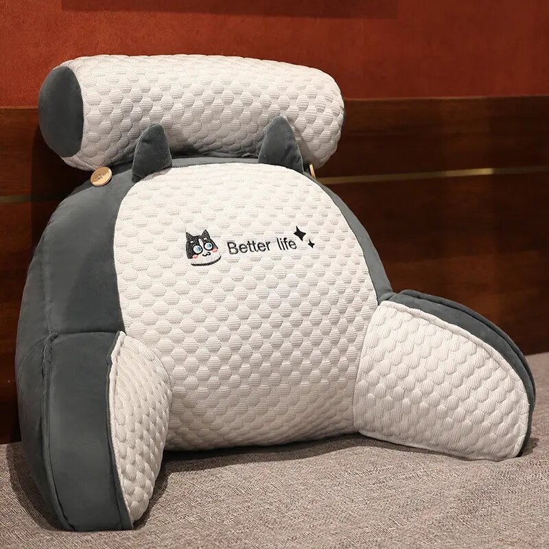 床头靠背靠垫软包沙发护腰靠枕宿舍床上看书拆洗居家创意礼品抱枕