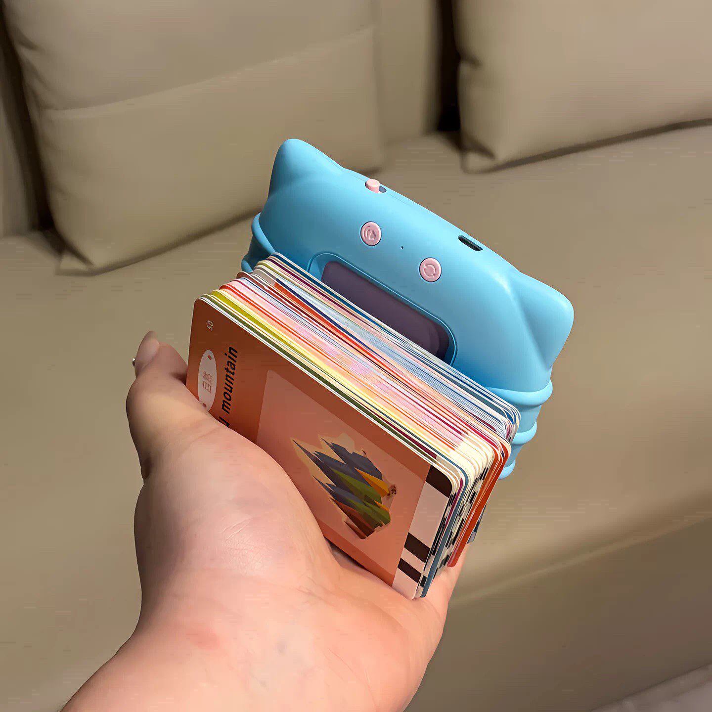 儿童卡片机宝宝有声插卡片早教启蒙学习机幼儿学说话英语益智玩具