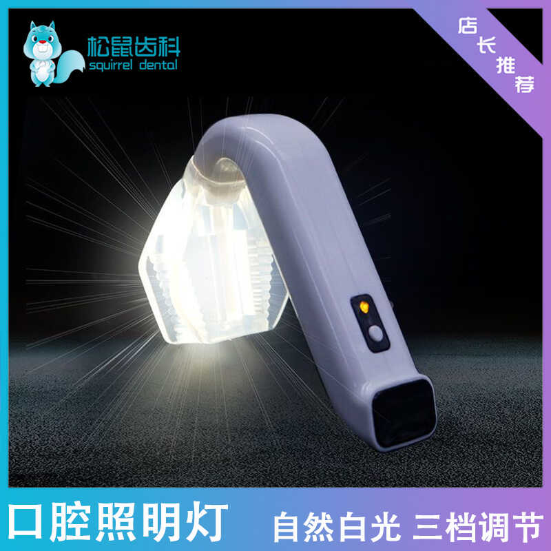 牙科口腔照明灯口内牙齿补光Led灯口内检查照明灯支撑器带弱吸