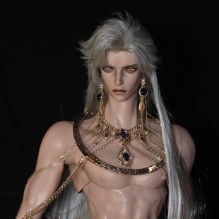 玩具百科 现货 伏義素头 bjd娃娃75叔头可选带妆头裸头