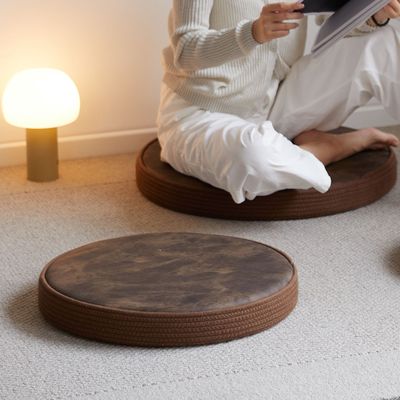 蒲团坐垫地上飘窗榻榻米垫子客厅禅修家用圆形跪拜坐墩打坐垫冥想