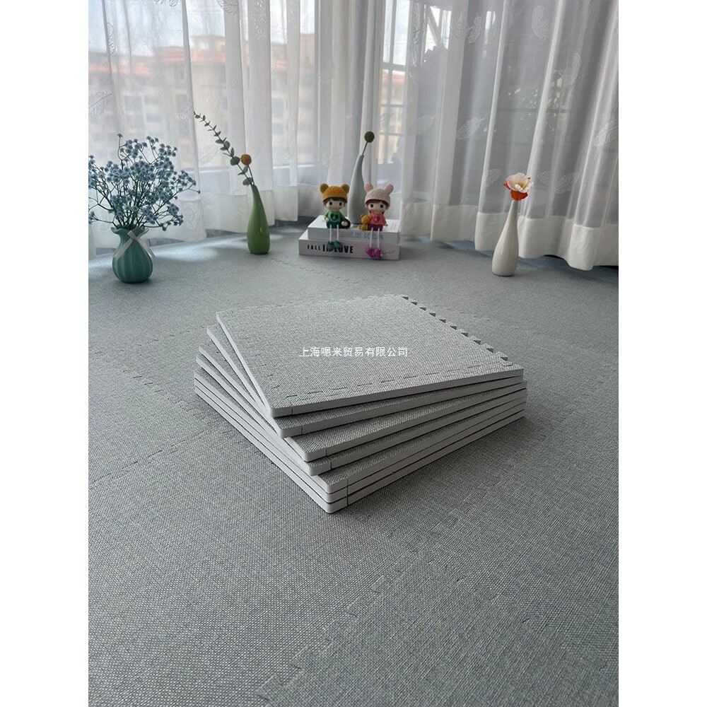 飘窗垫窗台垫裁剪子可棉麻地毯卧室床边方块拼接地垫阳台榻榻米垫