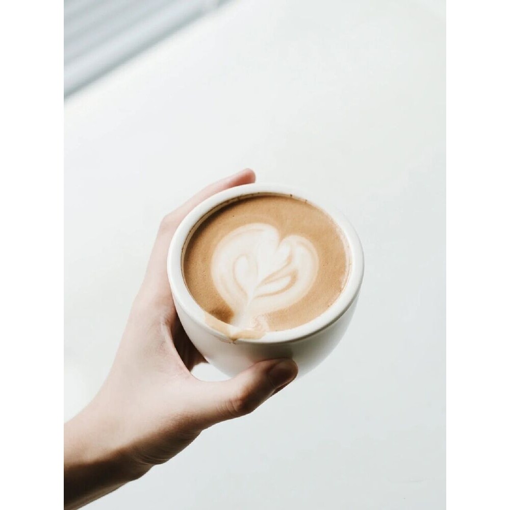 日式复古纯色加厚咖啡杯ins哑光大口拉花杯陶瓷杯下午茶牛奶水杯