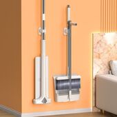 扫把拖把套装 不沾头发粘毛簸箕 三件套家用一拖净室内新款