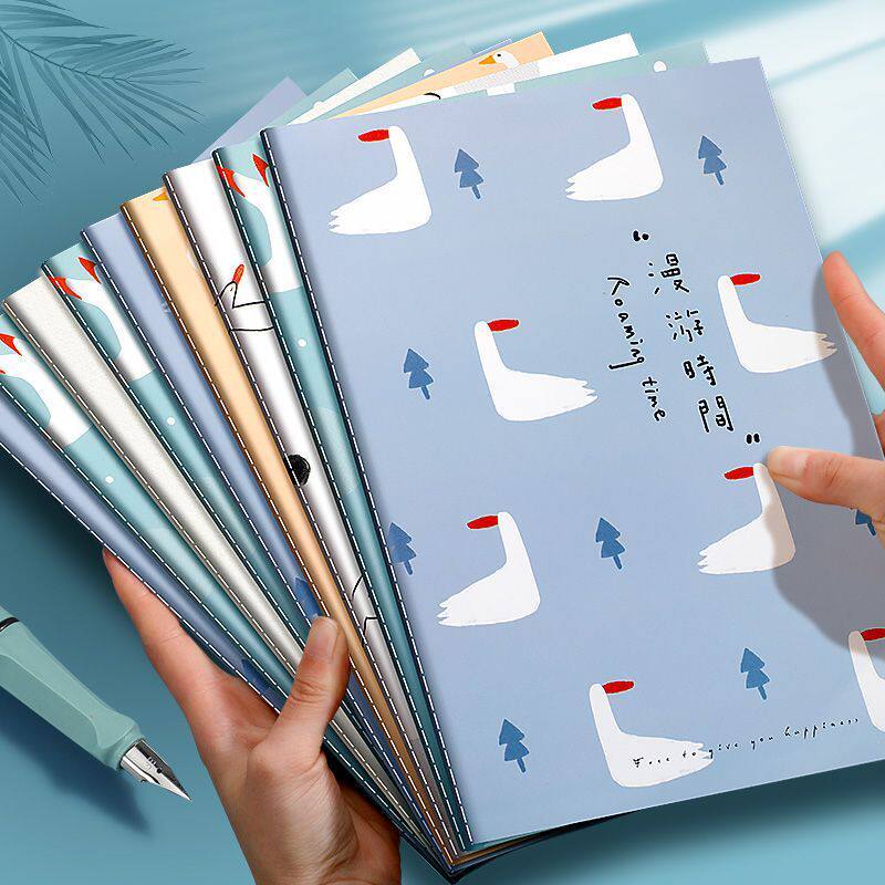 笔记本子记事本B5大号软抄本中小学生用车线本简约横线内页练习本