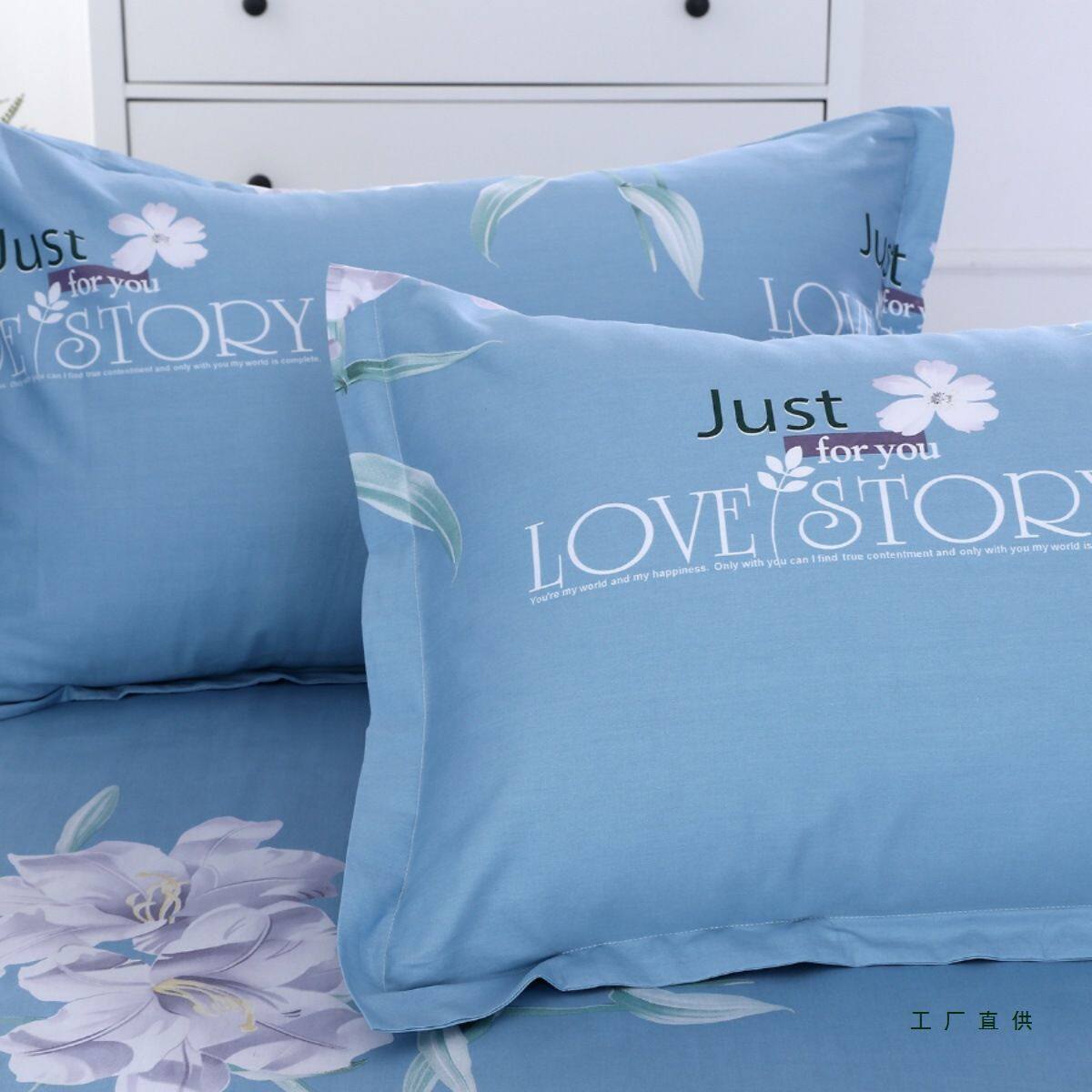 100棉质枕套一对装48cmx74cm棉质单人枕头套罩2025新款枕芯内胆套