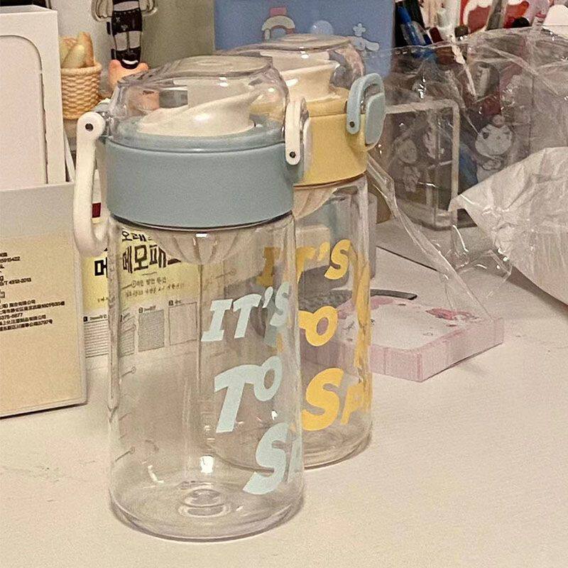 水杯男女生夏天用防摔高颜值学生大容量茶隔便携茶杯儿童喝水家用