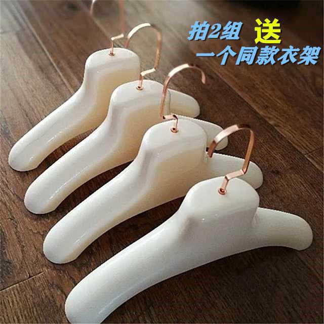 男女皮草大衣衣挂水貂皮专用衣撑加厚加宽宽肩裘皮大衣架厂家直销