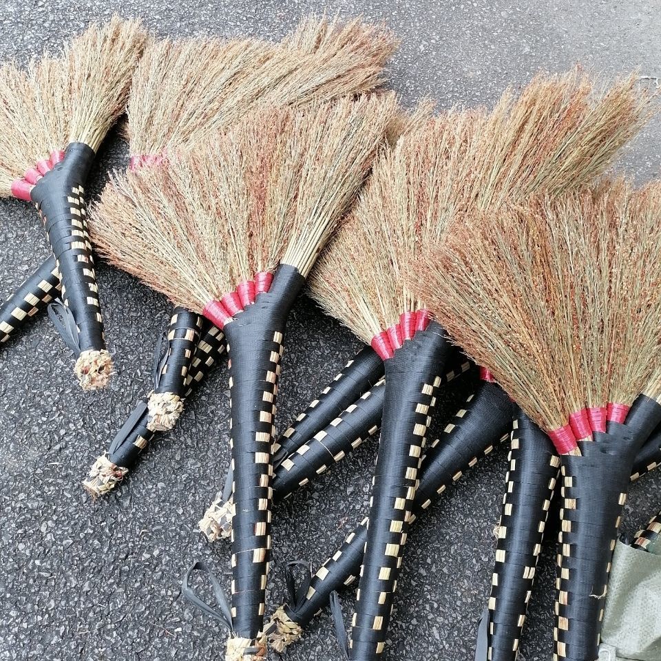 纯手工笤帚庭院学校工地工厂用扫地高粱扫帚耐用家用加厚加大扫把