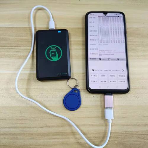 门禁卡读卡器复制器NFC双频读写器ICID万能拷贝配卡机电梯卡模拟