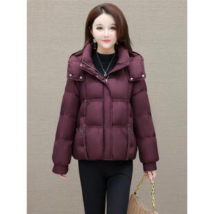 嘉兴平湖羽绒服女款冬季2025新款九江巨好看小个子连帽短外套