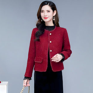 小香风外套女春秋2026新款时尚高端今年流行爆款小个子妈妈上衣潮